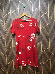 Mini Dress Chiffon Large Size Chest 20 Length 35