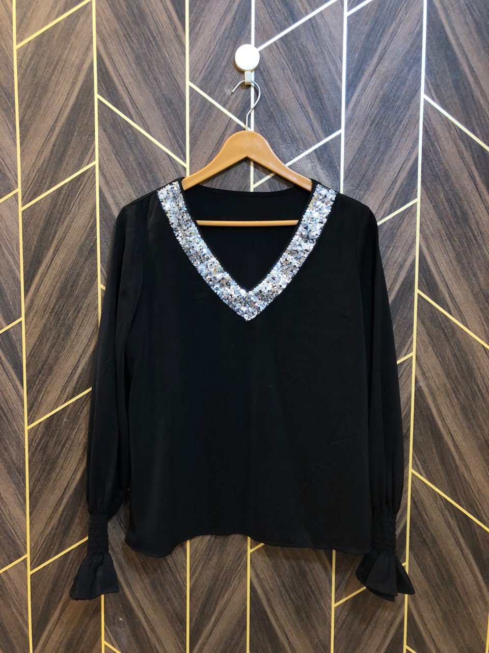 Western Top Chiffon – Large Size (Chest: 20, Length: 24 )