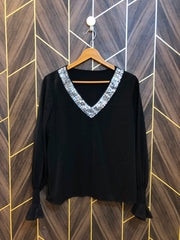 Western Top Chiffon – Large Size (Chest: 20, Length: 24 )