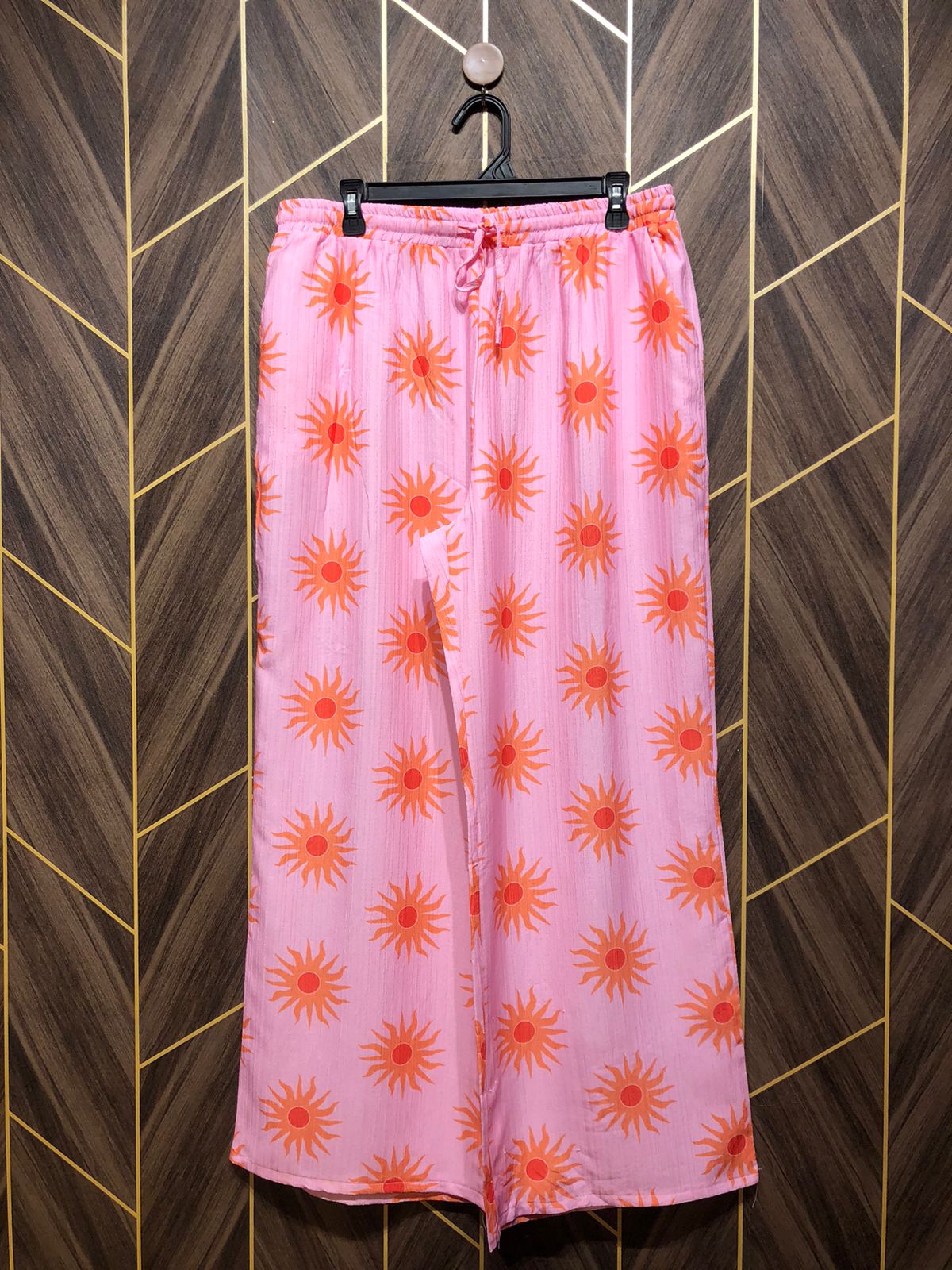 Western Chiffon Plazo X Large | Size Waist 36 | Length 42