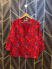 Western Top Chiffon – Small Size (Chest: 18, Length: 25  )