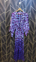 Western Long Maxi Chiffon See Through Medium | Size | Chest 19 | Length 58