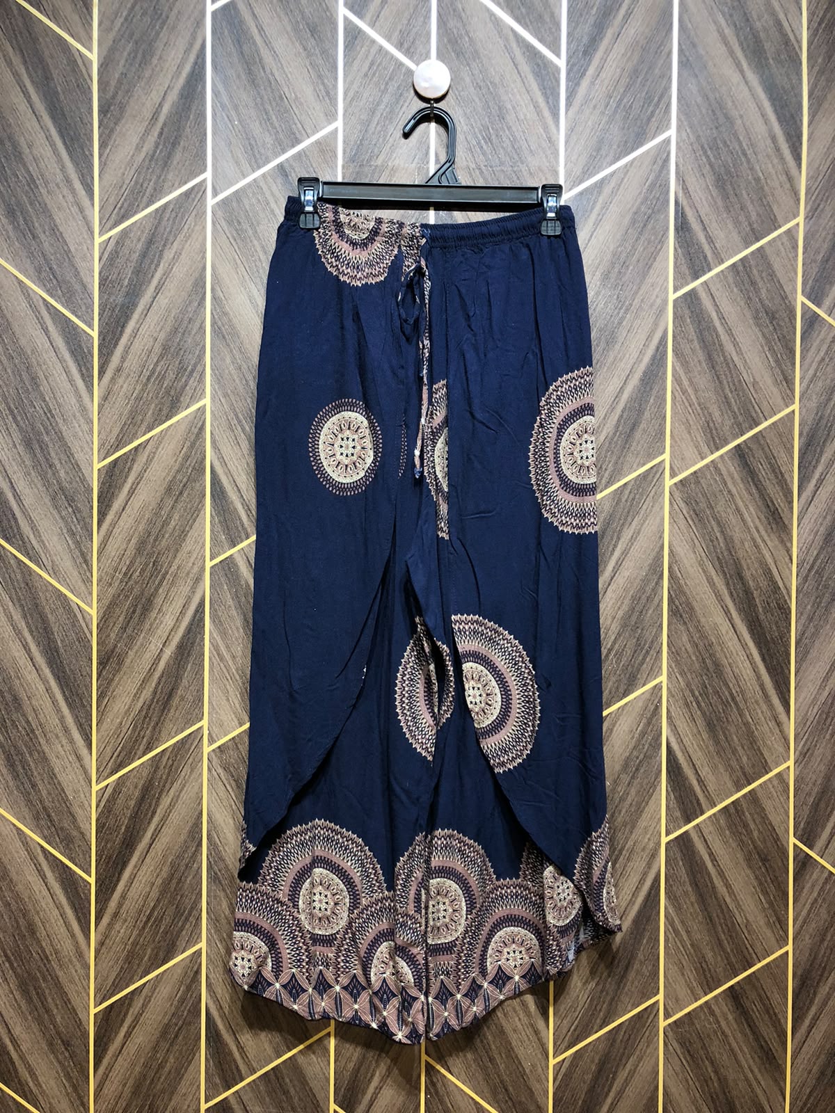 Western Linen Plazo X Small to Small | Size Waist 26–28 | Length 32