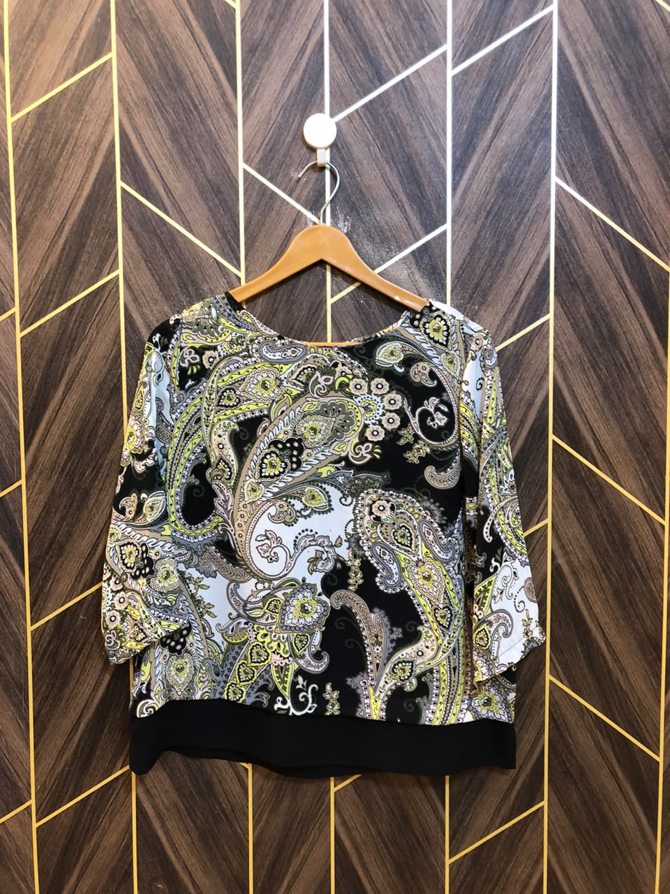 Western Top Chiffon – Large Size (Chest: 20, Length: 23 )