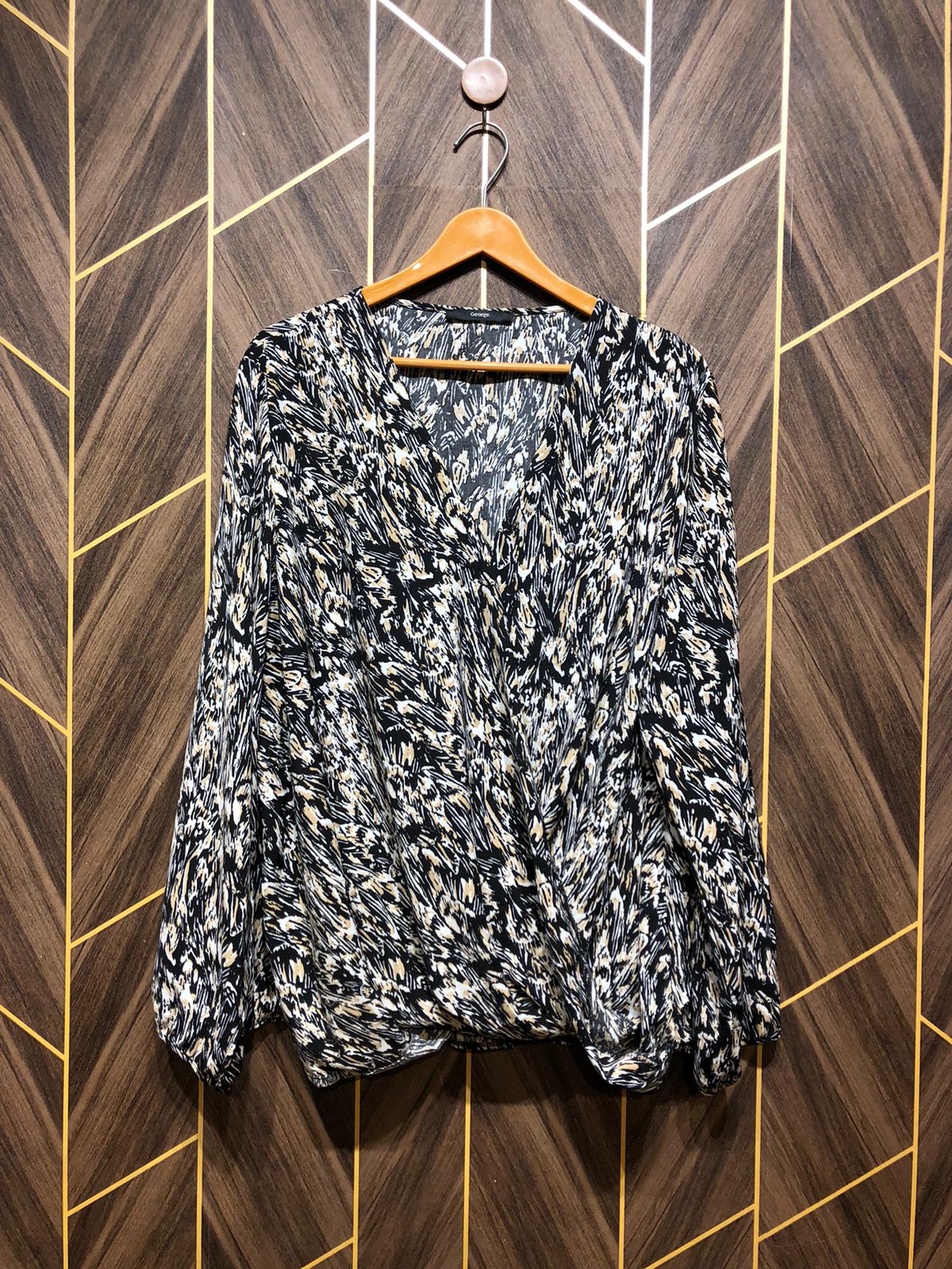 Western Top Chiffon – 4X-Large Size (Chest: 26 , Length: 28)