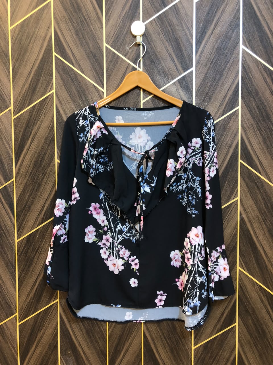 Western Top Chiffon – Small Size (Chest: 18, Length: 26  )