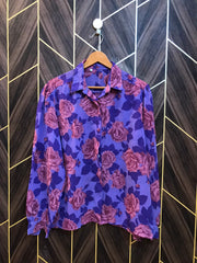 Western Top Chiffon (See Through) – X-Large Size (Chest: 22, Length: 26 )