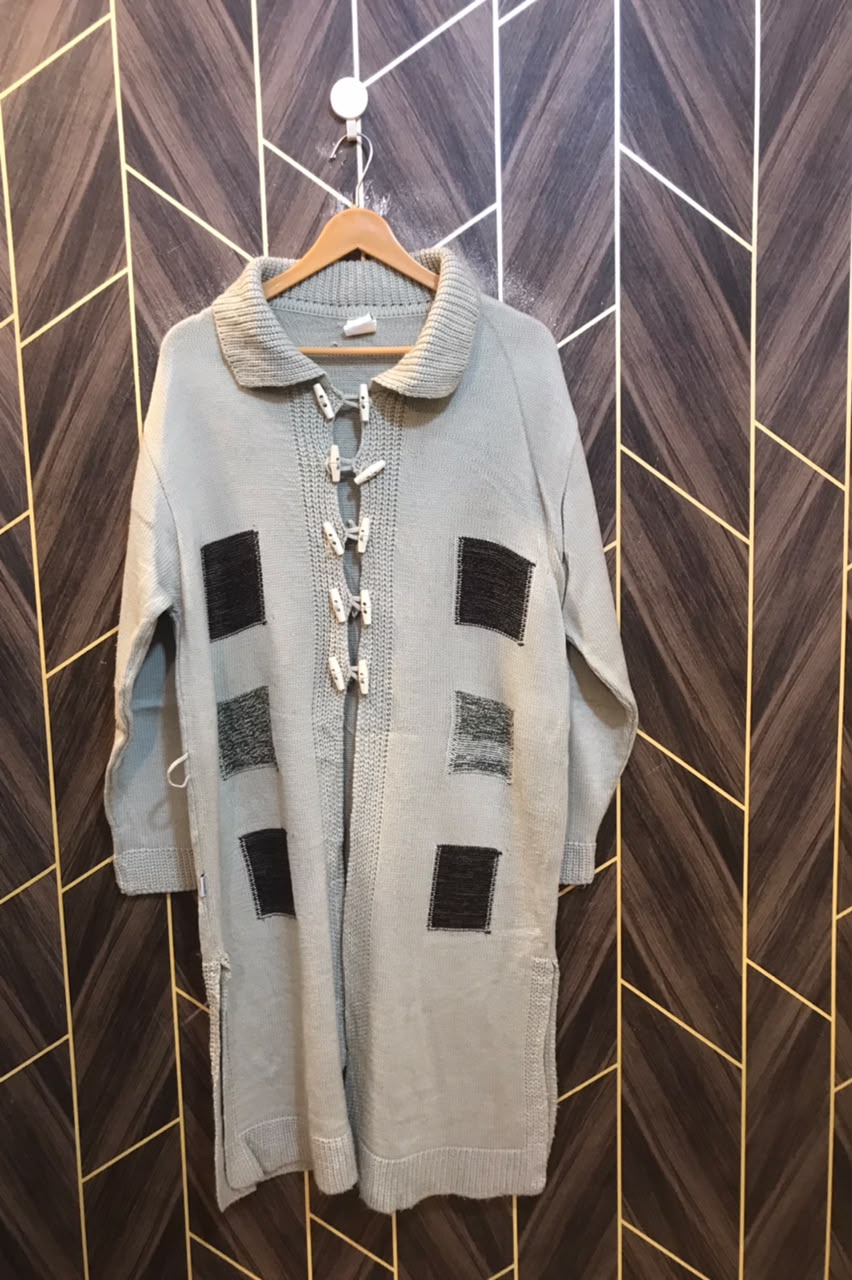 Women Wool Cardigan Sweater X Large | Size | Chest 22 | Length 40