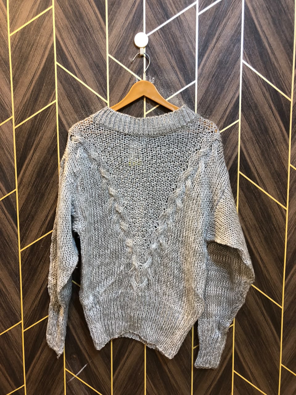 Winter Top Women Wool Sweater Large | Size | Chest 21 | Length 30