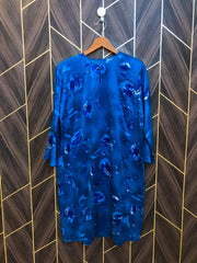 Women Silk Cord Set baggy  | Shirt Chest 18 | Shirt Length 37  | Skirt Waist 26 | Skirt Length 39