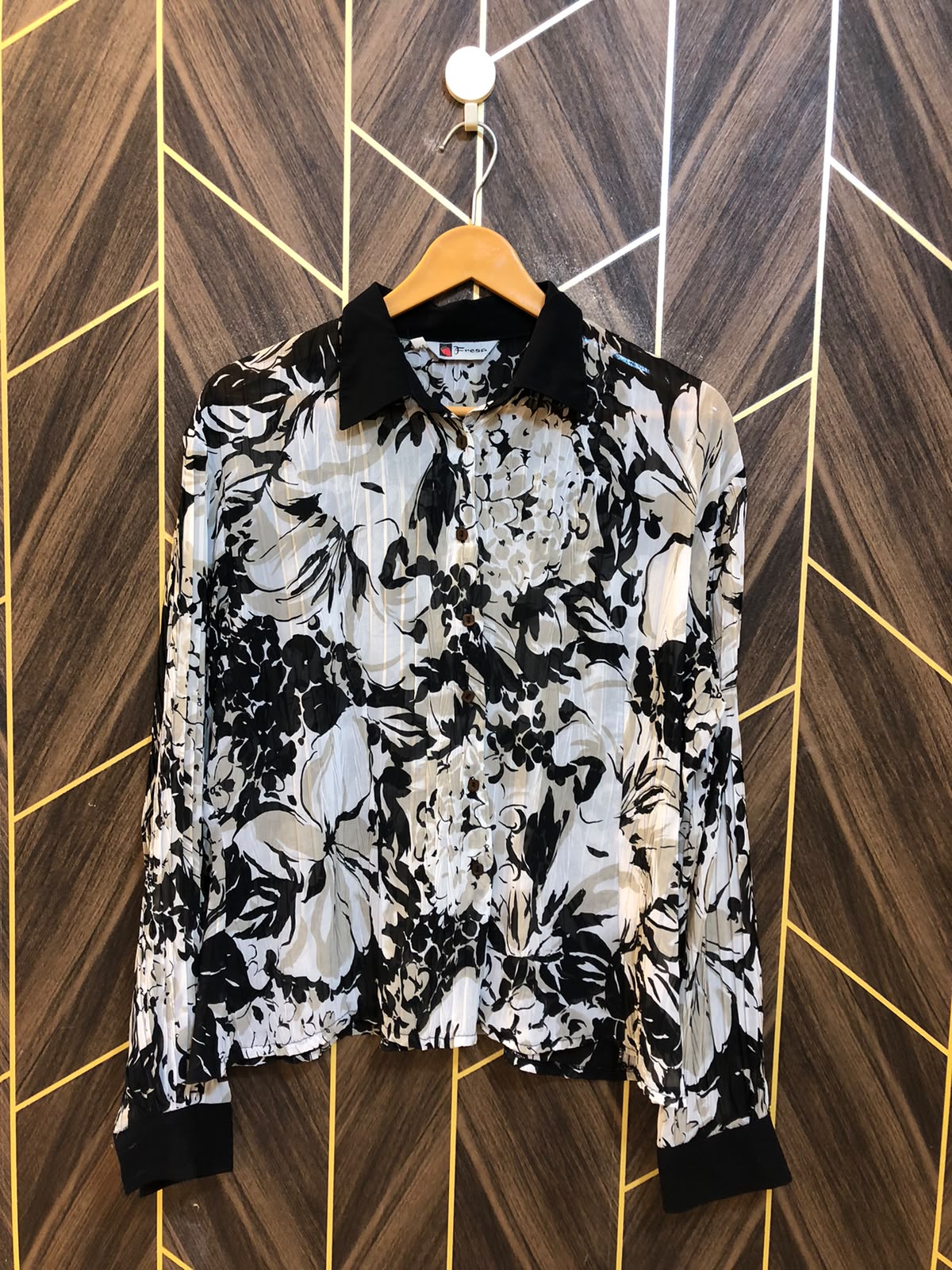 Western Top Chiffon (See Throu gh) – 1XL Size (Chest: 23, Length: 24 )
