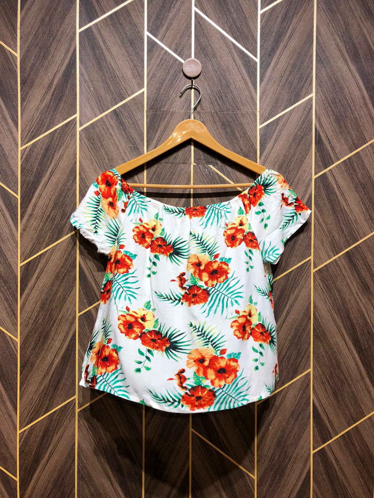 Trendy Linen CropTop Size X Small