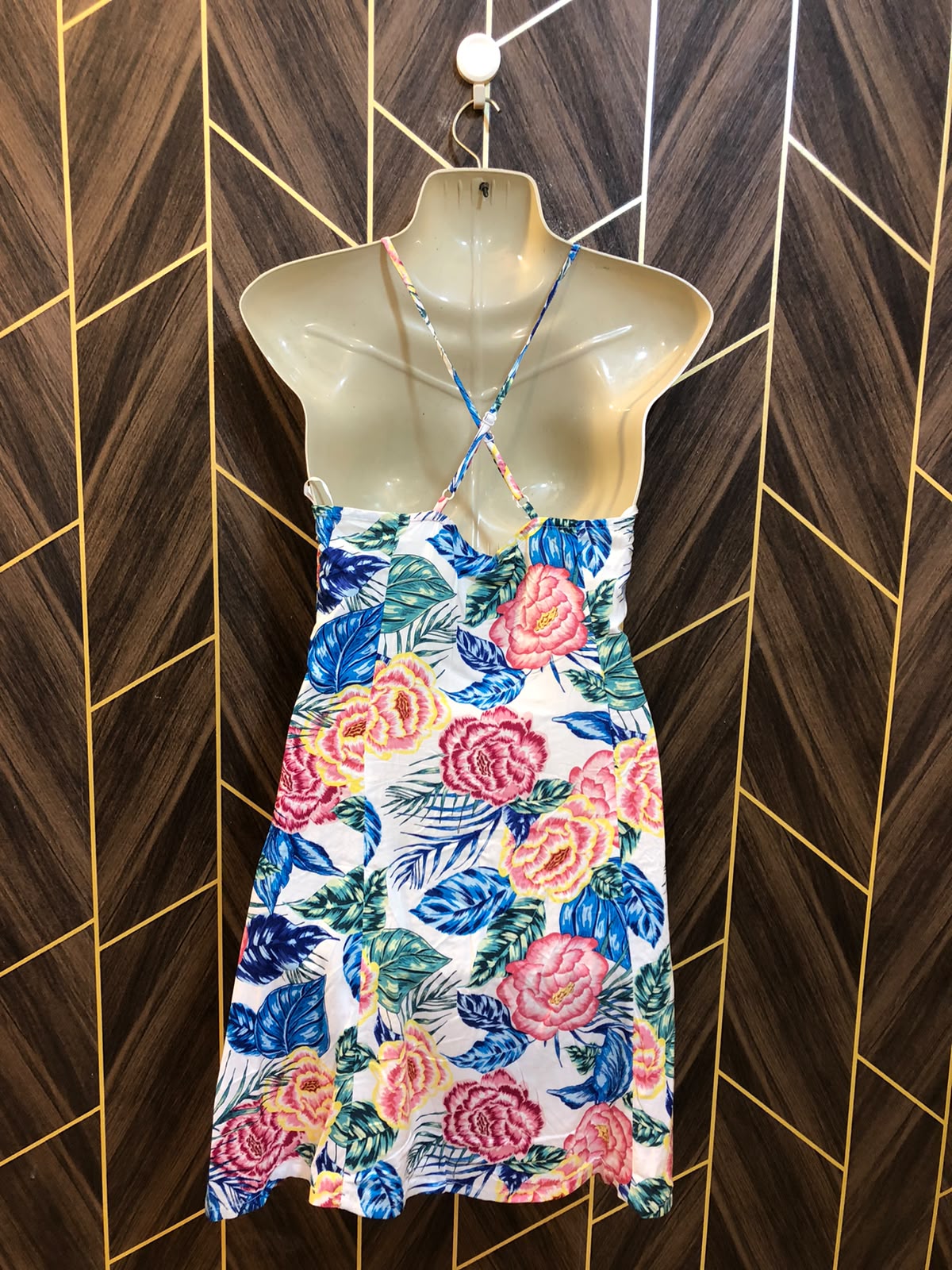 Mini Dress Linen Small Size Chest 18 Length 34