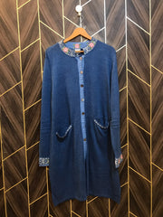 Women Wool Cardigan Sweater X Large | Size | Chest 22 | Length 40