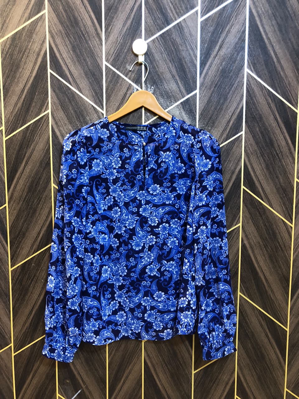 Western Top Chiffon (See Through) – Small Size (Chest: 18, Length: 25  )