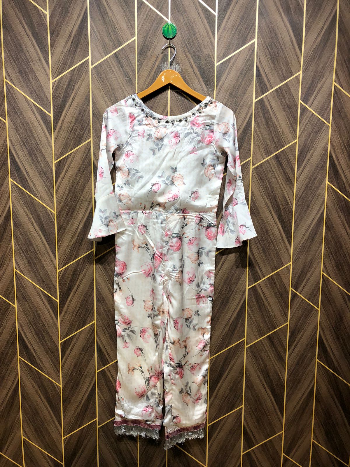 Women Jumpsuit Silk X Small Size Chest 15 Length 46