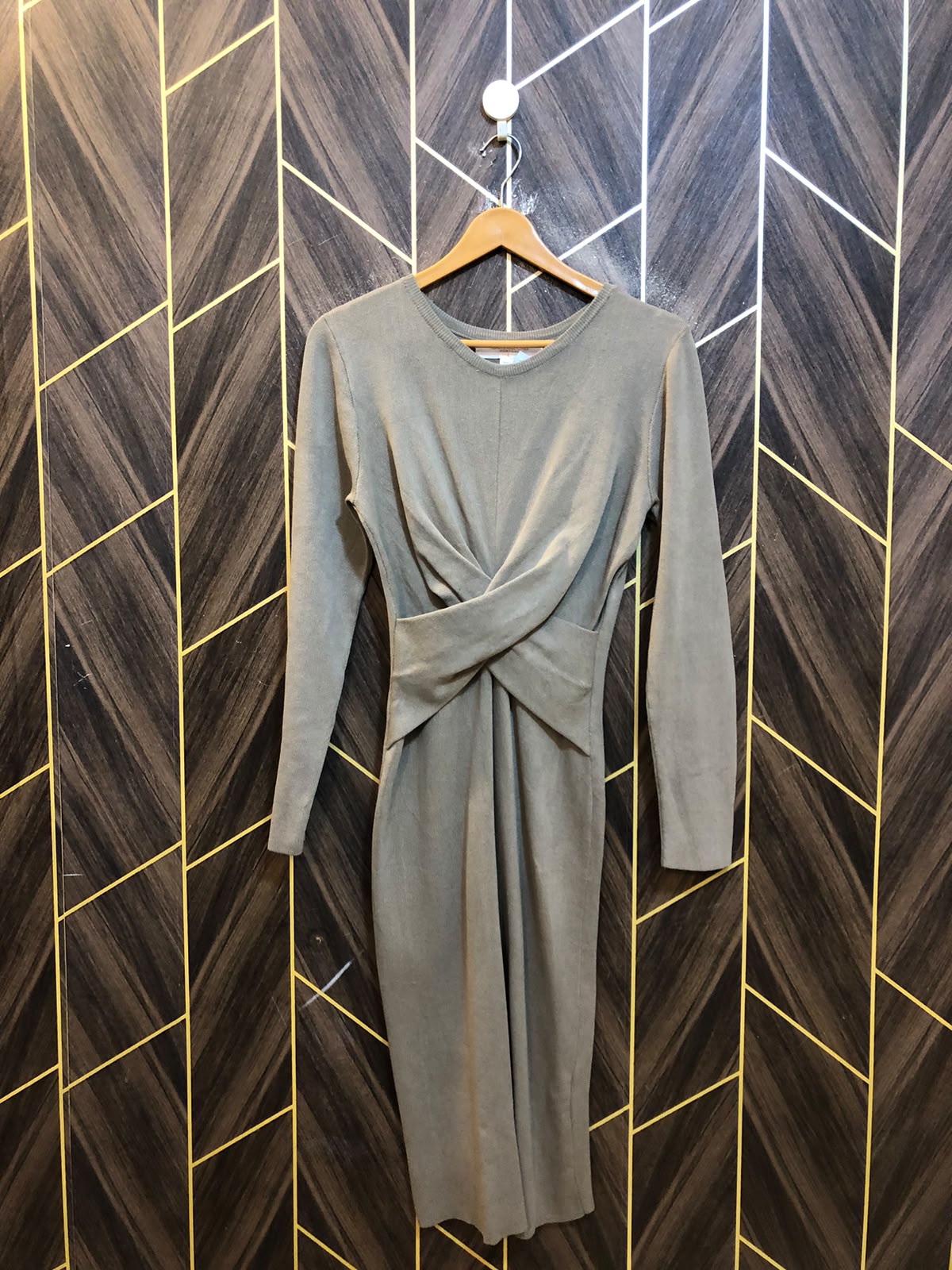Bodycon Dress Jersey Small | Size | Chest 18 | Length 41