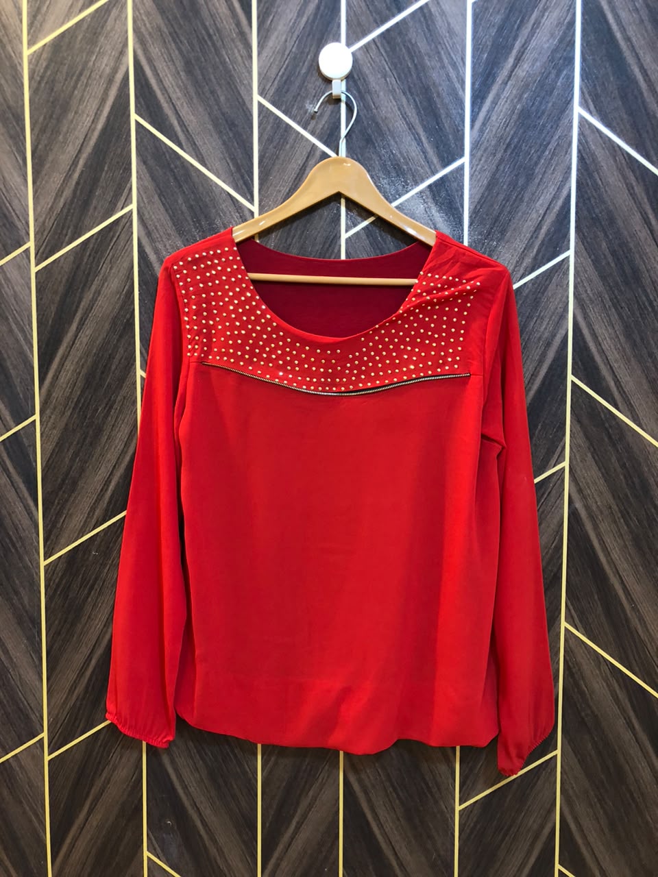 Western Top Chiffon – Medium Size (Chest: 19, Length: 25 )