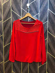 Western Top Chiffon – Medium Size (Chest: 19, Length: 25 )