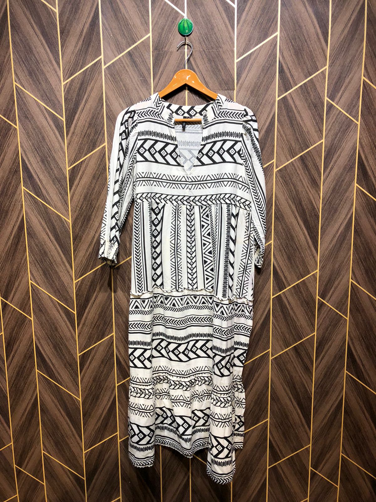 Western Long Maxi Cotton Large | Size | Chest 20 | Length 47