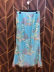 Women Chiffon net  Cord Set | Shirt Chest 20 | Shirt Length 36| Skirt Waist 32 | Skirt Length 38