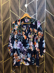 Western Top Chiffon (See Through) – 1XL Size (Chest: 23, Length: 29 )