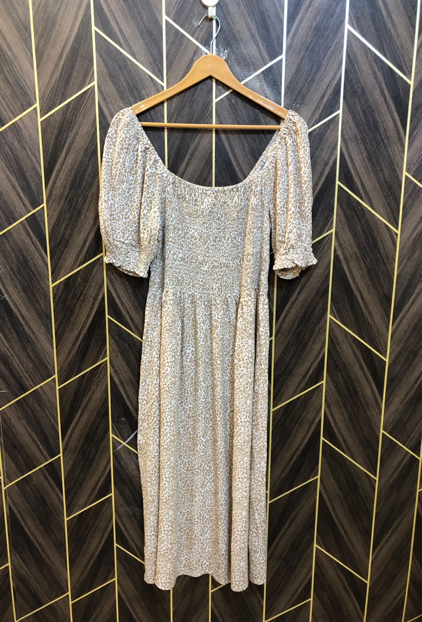 Western Long Maxi Chiffon Small | Size | Chest 18 | Length 47