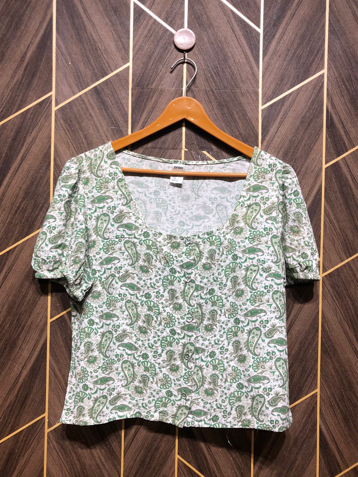 Trendy Linen CropTop Size Medium