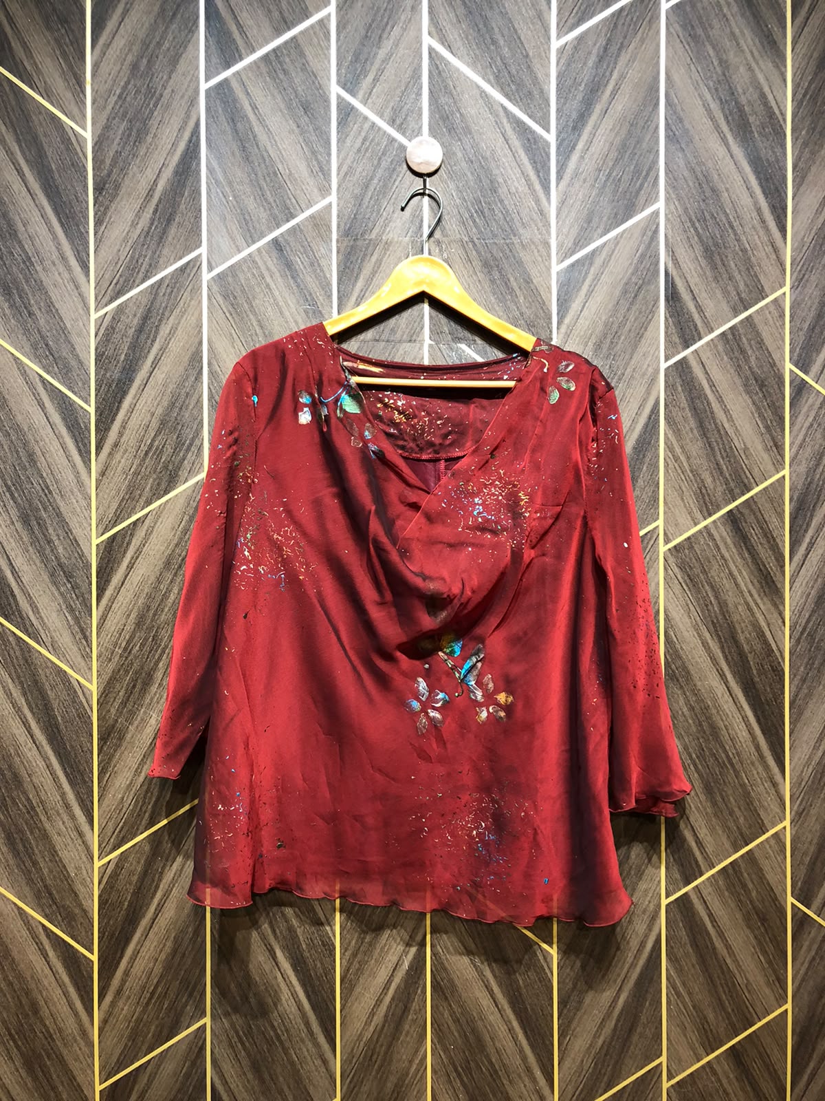 Western Top Silk – X-Large Size (Chest: 22, Length: 26 )