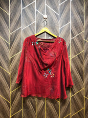 Western Top Silk – X-Large Size (Chest: 22, Length: 26 )
