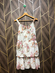 Mini Dress Chiffon See Through Small Size Chest 18 Length 36
