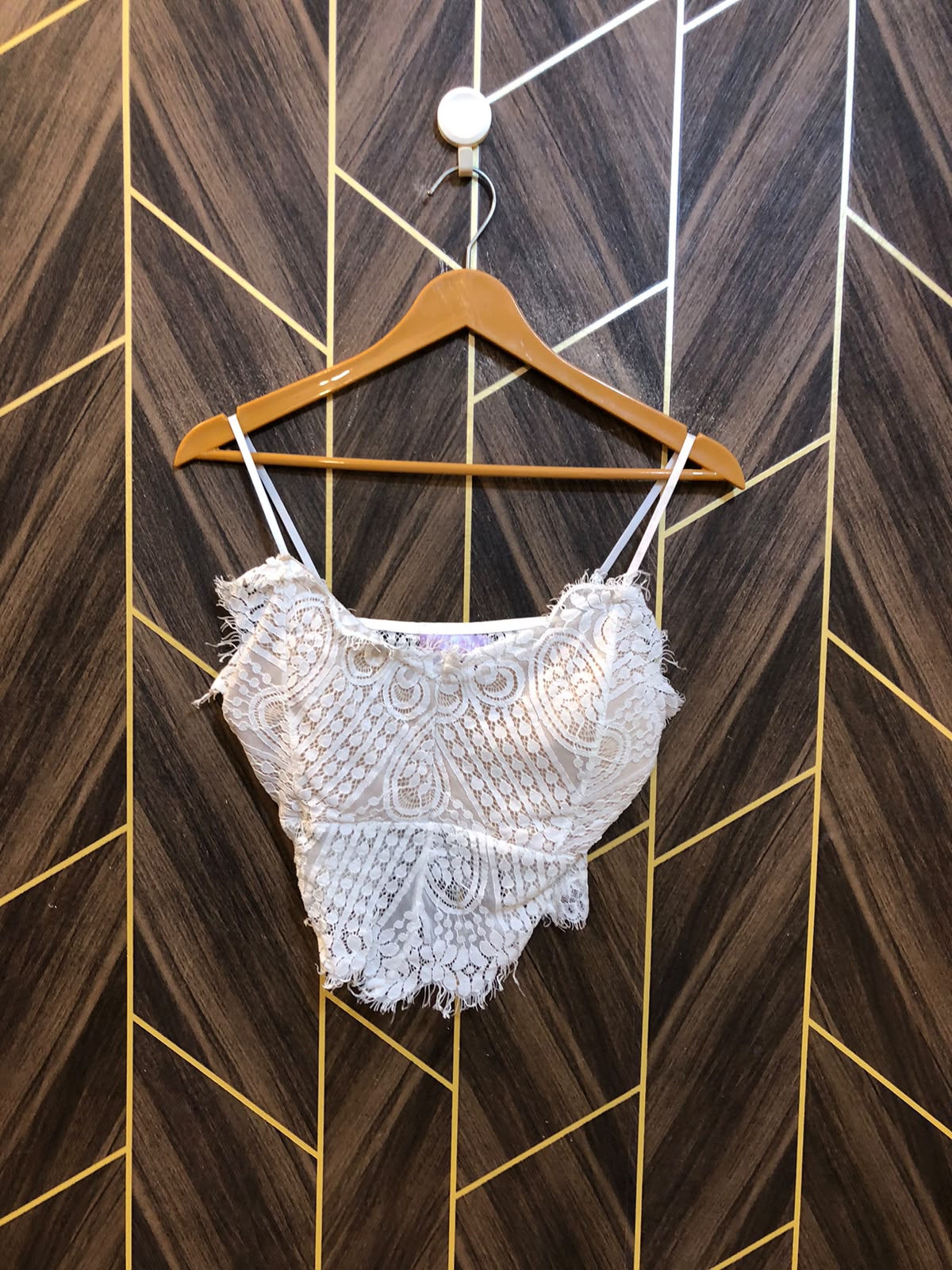 Trendy Net  CropTop Size Small