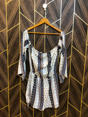 Mini Dress Chiffon X Small Size Chest 17 Length 34