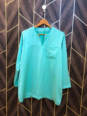 Women Silk Cord Set | Shirt Chest 21  | Shirt Length 29  | Trouser  Waist 34 | Trouser  Length 35