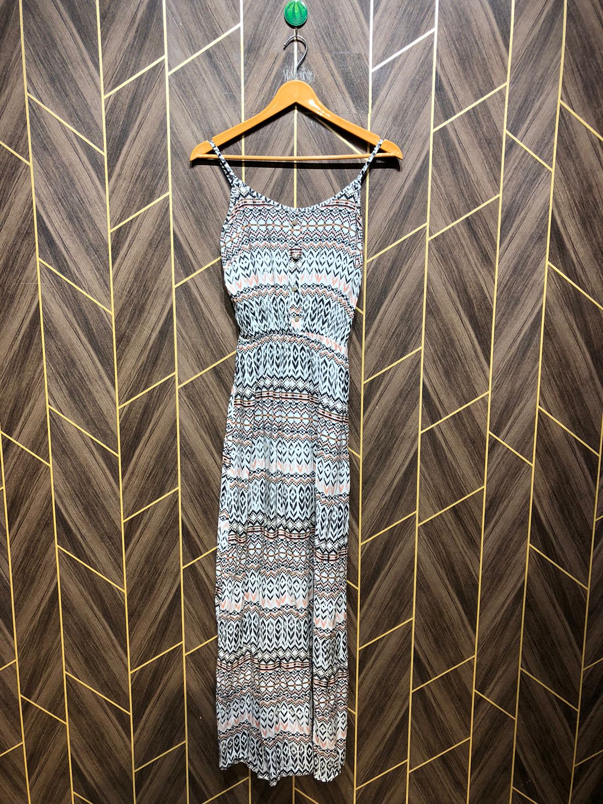 Western Long Maxi Silk Small | Size | Chest 18 | Length 55