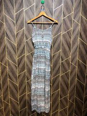 Western Long Maxi Silk Small | Size | Chest 18 | Length 55