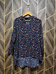 Western Top Chiffon – Large Size (Chest: 20, Length: 33 )