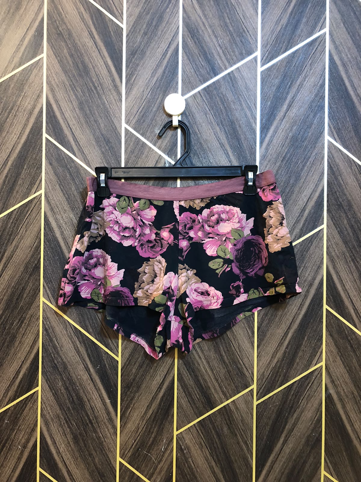 Women Mini Shorts Jersey Medium | Size Waist 30–32