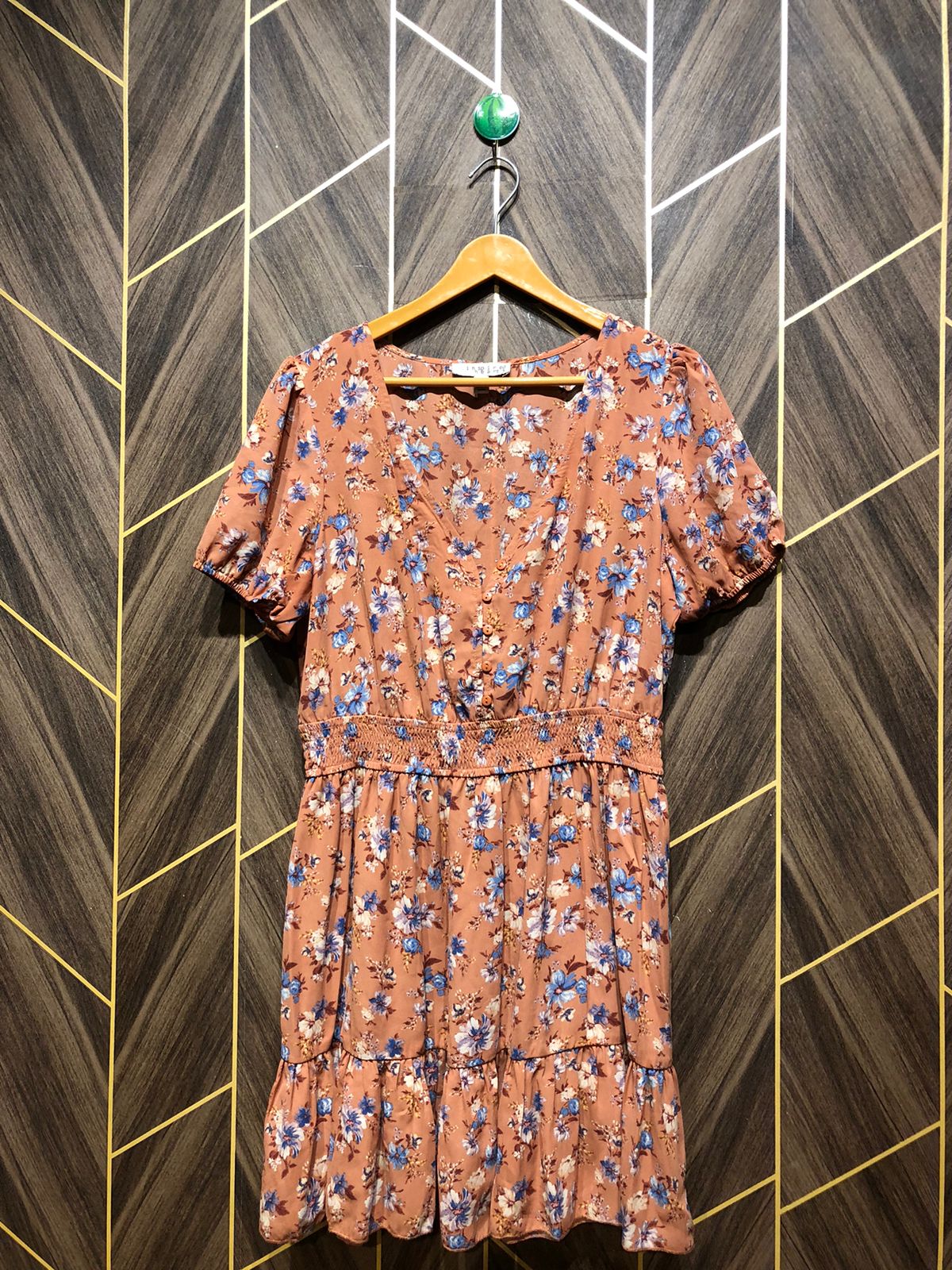 Mini Dress Chiffon X Large Size Chest 21 Length 34
