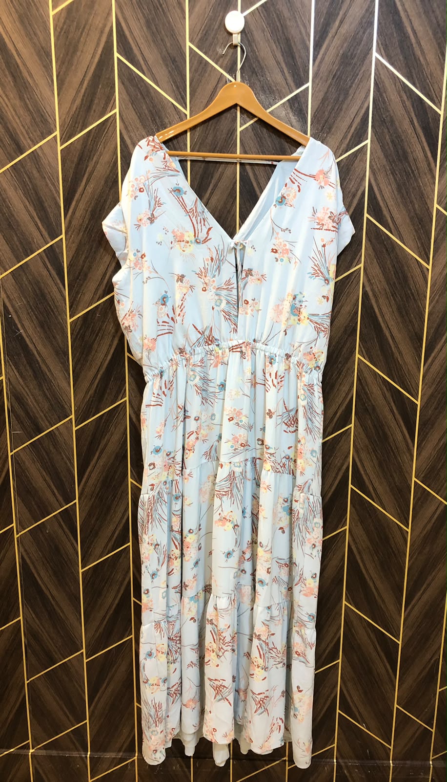 Western Long Maxi Chiffon 1XL | Size | Chest 23 | Length 60