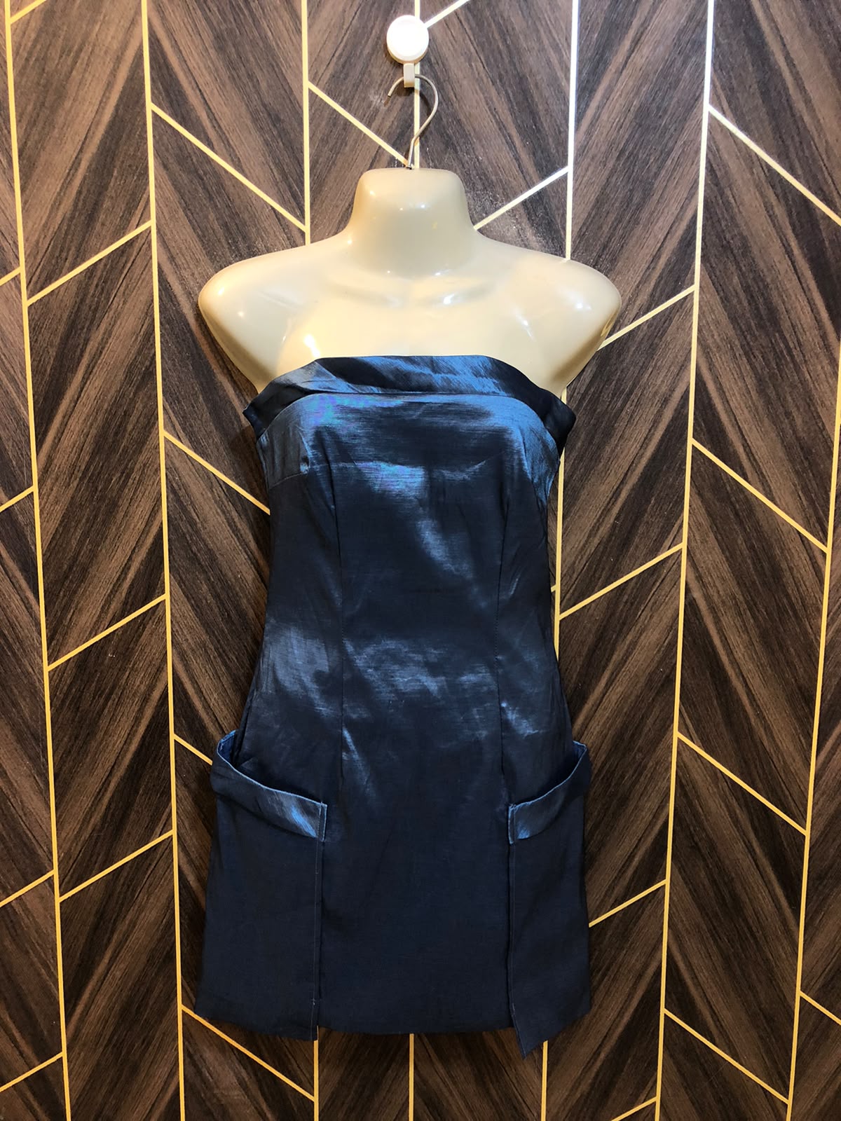 Mini Dress Silk X Small Size Chest 17 Length 32