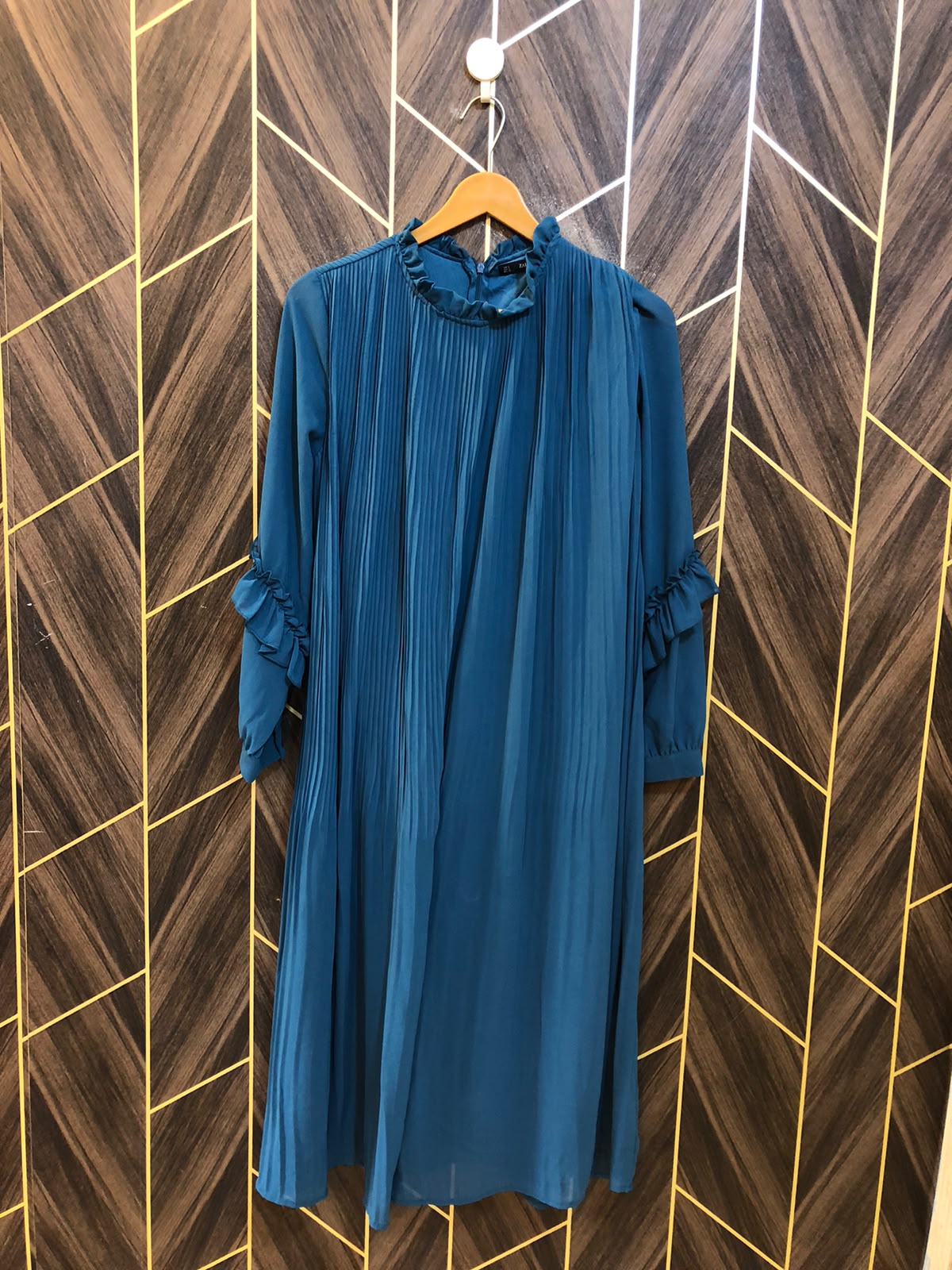 Women Long Shirt Chiffon Medium | Chest 19 | Length 44