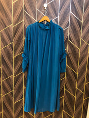 Women Long Shirt Chiffon Medium | Chest 19 | Length 44