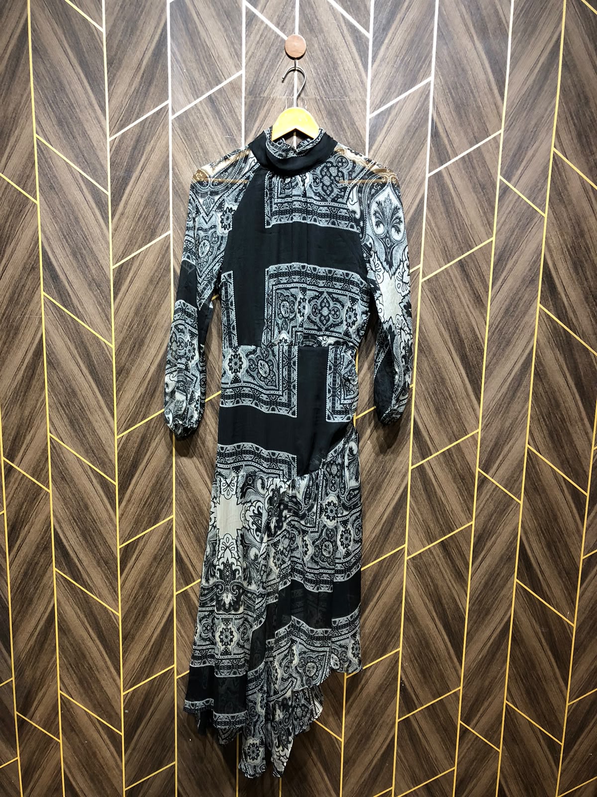 Western Long Maxi Silk X Small | Size | Chest 17 | Length 45