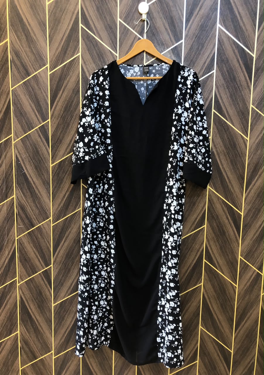 Women Long Shirt Chiffon X Large | Chest 22 | Length 49