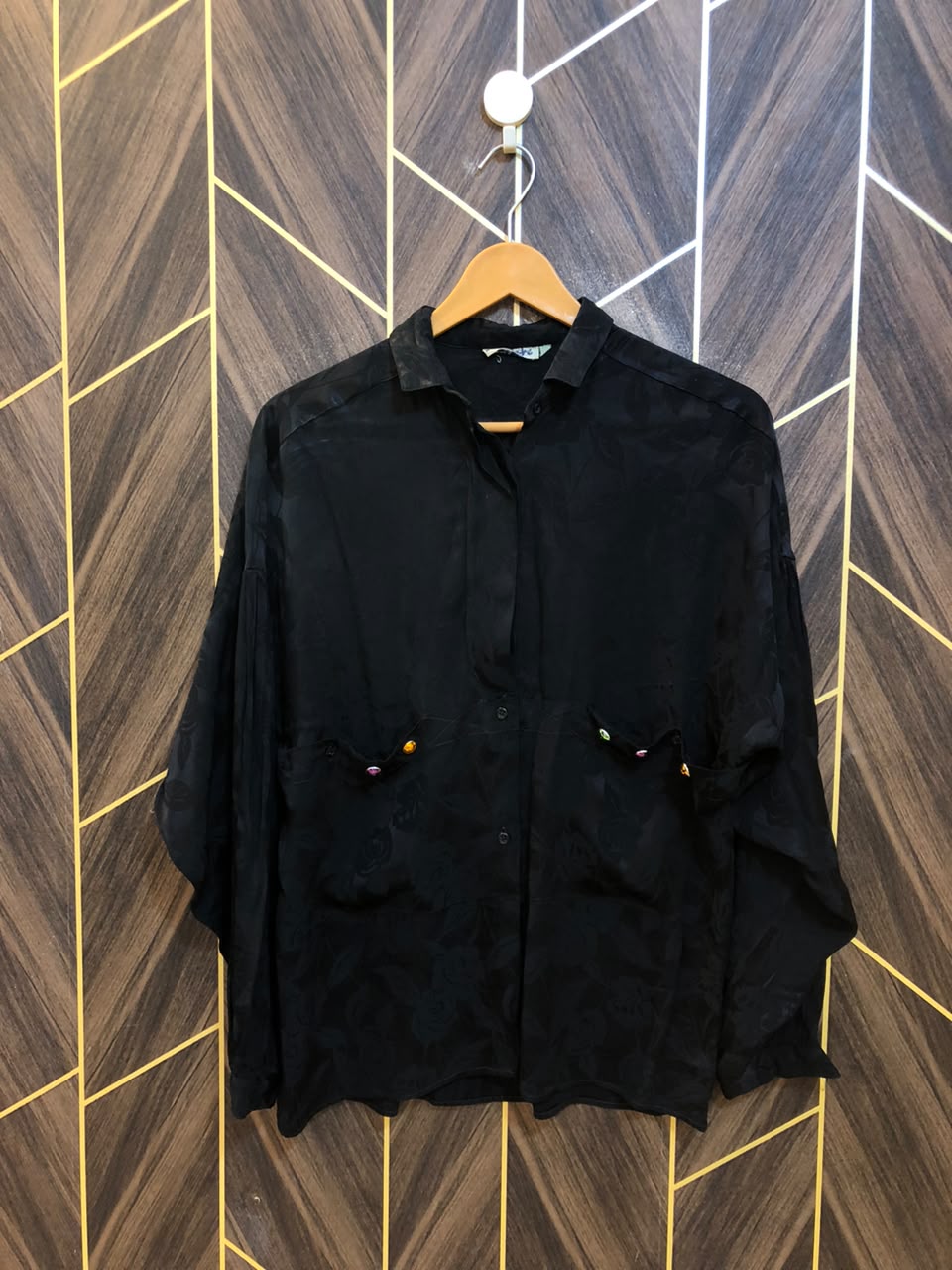 Western Top Chiffon  baggy– Medium Size (Chest: 19, Length: 26 )