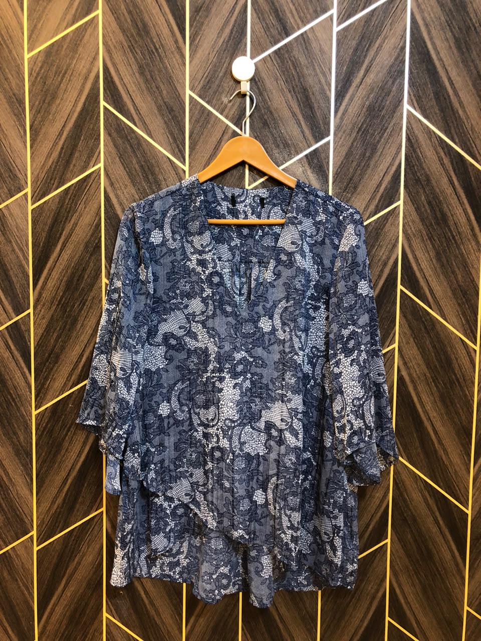 Western Top Chiffon – Medium Size (Chest: 19, Length: 30  )