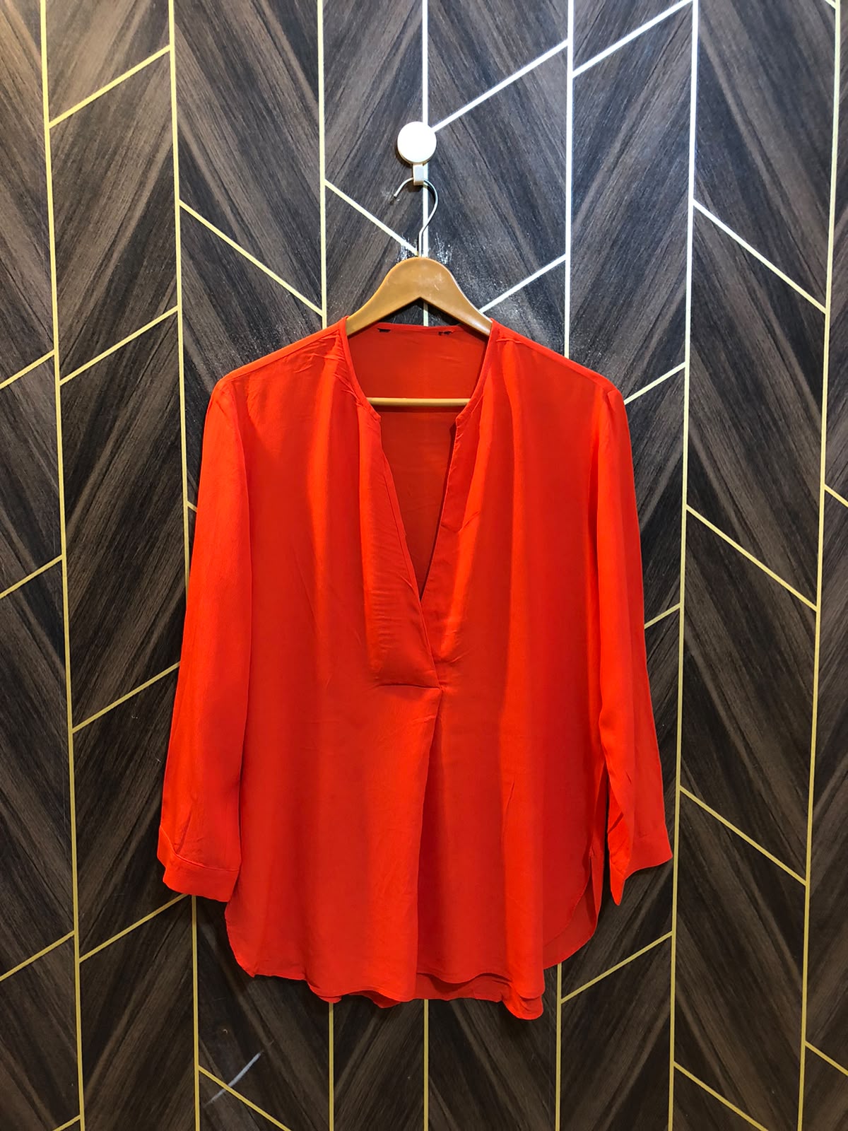Western Top Chiffon – Large Size (Chest: 20, Length: 29 )