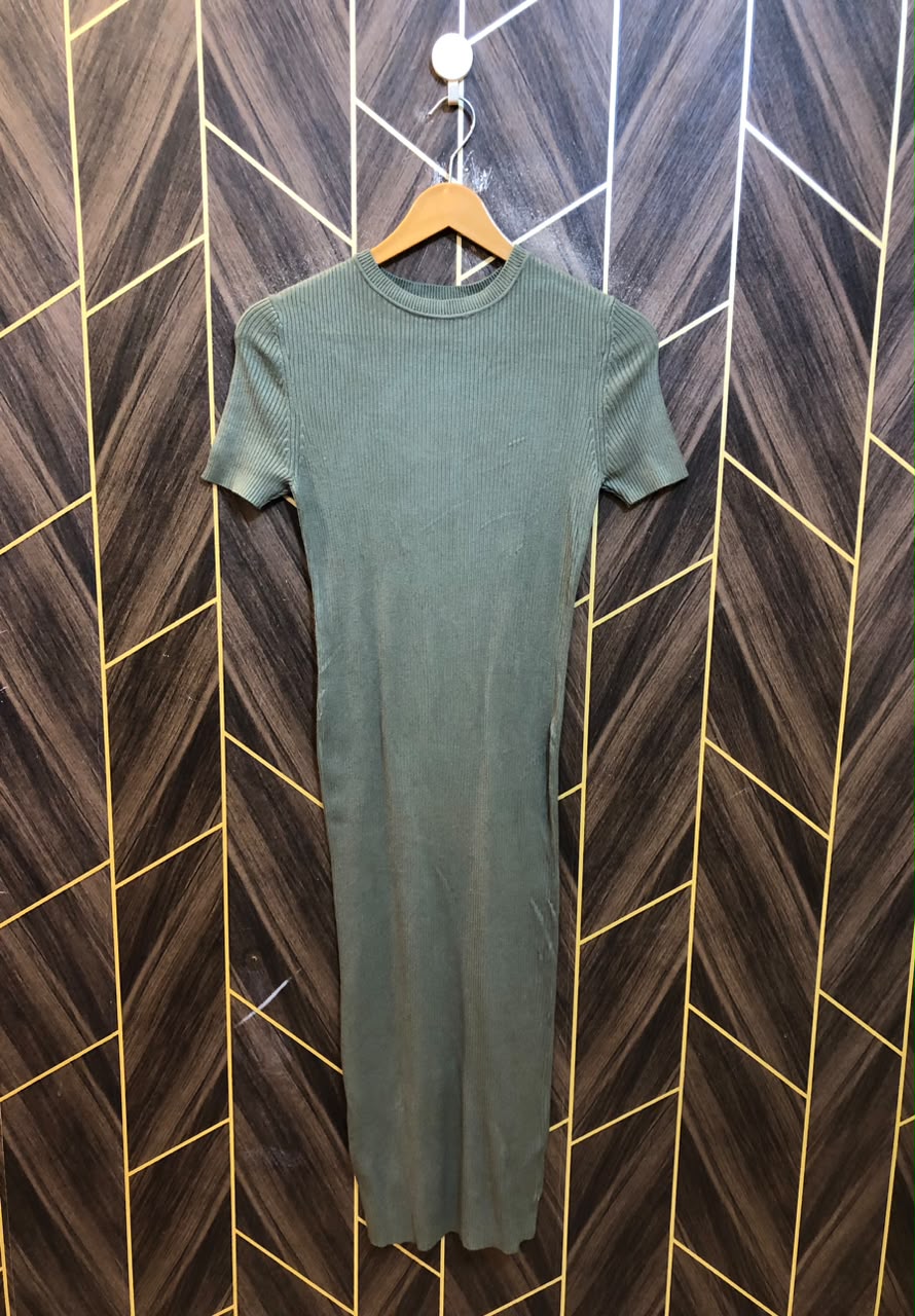 Bodycon Dress Jersey Small | Size | Chest 18 | Length 45