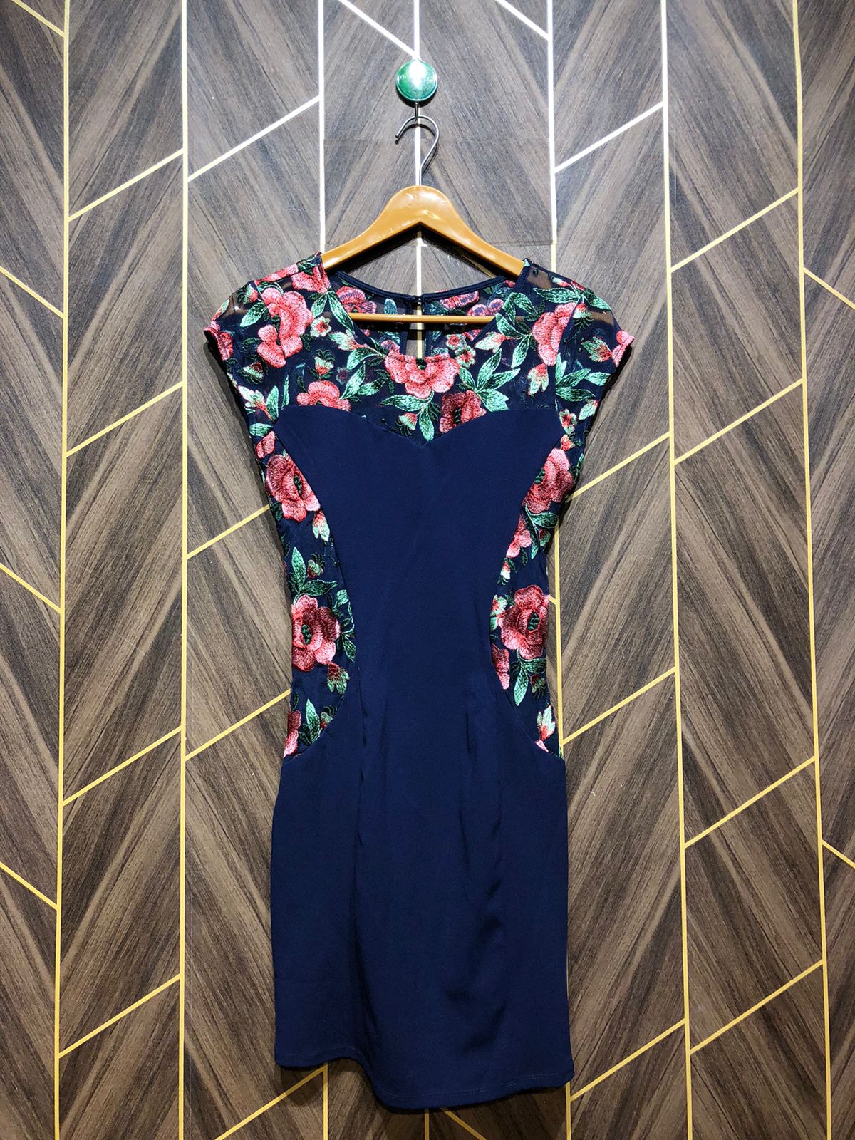 Mini Dress Jersey Net X Small Size Chest 17 Length 33
